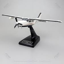 Handcrafted Custom Cessna P210N Silver Eagle Wooden Model Airplane – N77KR  | Factory Direct Models