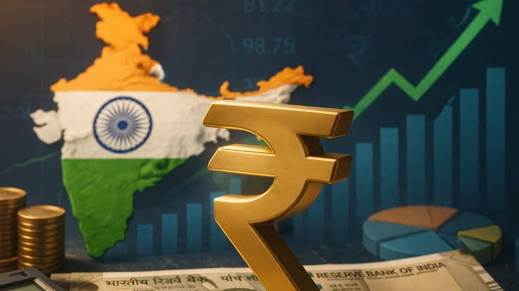 Indian Rupee gains on India's upbeat Q2 GDP, narrowed fiscal deficit data