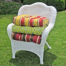 Blazing Needles 19 X 19 In Outdoor Wicker Chair Cushion Haliwell Caribbean Wicker Chair Cushions Outdoor Wicker Chairs Outdoor Chair Cushions