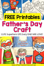 My son loves the superhero animals! Easy To Make Father S Day Superhero Gift Free Printable A Plus Teaching Resources
