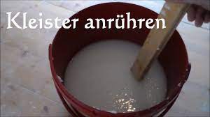 Bis der kleister gebrauchsfertig ist, werden aus den zeitungen viele unterschiedlich große schnipsel gerissen. Kleister Richtig Anruhren Wie Ruhre Ich Kleister An Tapetenkleister Anruhren Mischen Youtube