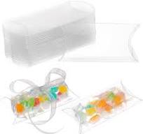 Amazon.com: BENECREAT 50 Pack PVC Plastic Pillow Box, 4x2 ...