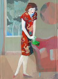 The Differences Between Marianna Sztyma S Paintings And Illustrations Brown Paper Bag Red Art Art Design Art