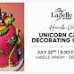 Hands-On Unicorn Cake Decorating Class