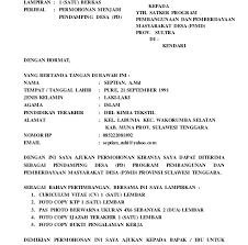 Akan tetapi, tak sedikit yang sulit membuatnya mengingat banyak faktor yang harus diperhatikan. Contoh Surat Lamaran Kerja Perangkat Desa Pdf Backup Gambar