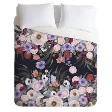 4 how to mix and match floral bedding sets. Full Queen Iveta Abolina Floral Comforter Set Purple Deny Designs Target