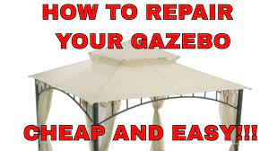 Maybe you would like to learn more about one of these? How To Fix Your Gazebo Cheap And Easy Summer Veranda Gazebo Repair Gazebo Roof Gazebo Diy Gazebo