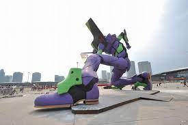 Usually a commercial building have higher ceiling height. 2p Games On Twitter 1 1 Scale 20 Meters Tall Evangelion Landed Outside The Chinajoy Convention Hall Chinajoy2016 Evangelion