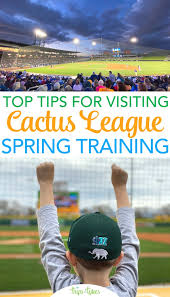 An overview of cactus league parks and their amenities. Tips For Travel To Cactus League Baseball Spring Training With Kids Trips With Tykes