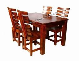 Living Room Chairs In Uganda New Wooden Dining Set Teak Wood Heavy Dining Table Other From Chennai Di 2020