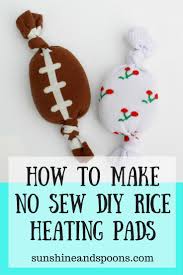 I wouldn't go any bigger than 5 inches wide. Sunshine And Spoons How To Make No Sew Diy Rice Heating Pads