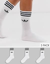 Maybe you would like to learn more about one of these? Adidas Originals Adicolor Lot De 3 Paires De Chaussettes A Motif Trefle Blanc Asos