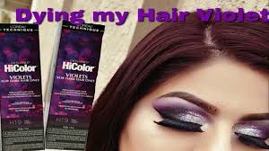 Diy Hair Coloring At Home Using The New Loreal Hicolor Violets