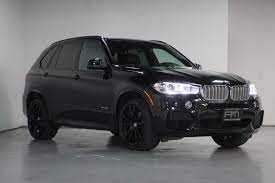 Used 2017 bmw x5 xdrive35i with awd, navigation system, fog lights, spoiler, cargo cover, roof rails, tinted windows, dual exhaust location: Used 2017 Black Sapphire Metallic Bmw X5 Xdrive50i M Sport Pkg For Sale Sold Prime Motorz Stock 2597