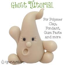 Polymer Clay DIY Craft Ghost Tutorial for Sculpture by KatersAcres