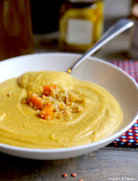 Veloute De Lentilles Corail Au Lait De Coco Veloute Lentilles Corail Recettes De Cuisine Veloute De Lentilles
