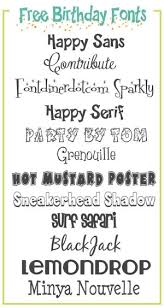 Free Birthday Fonts With Links To Each Font And Instructions On How To Download Fonts Onto Your Computer By Luci Lettering Fonts Scrapbook Fonts Computer Font