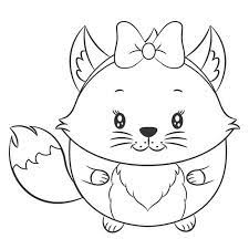 Lindo Dibujo De Zorro Boceto Para Colore Premium Vector Freepik Vector Bebe Libro Caracter Dibujos Animados En 2021 Lindo Dibujo Boceto Zorros Dibujo