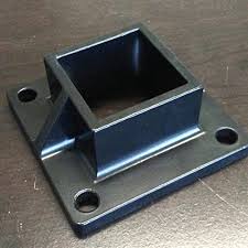 The ab series also offers adjustability around the anchor bolt to achieve optimum post placement. Buy Aluminum Heavy Duty Floor Post Flange Fits 2 Sq Post For Fence Or Deck Black 2 Online In Vietnam B07jqc98wk