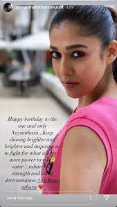 Expressing best wishes for birthday has never been easier with these 100 best happy birthday wishes have a great day and enjoy in your life! Samantha Akkineni Pens A Powerful Birthday Note For Nayanthara Salute Your Strength And Silent Determination Pinkvilla