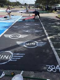 No paint is permitted outside your spot. Mustang Seniors Paint Parking Spots Mustangs Ahead