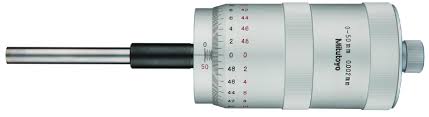 Move it slowly clockwise until it touches the reference block or the bottom of the dial gauge. Mitutoyo Product Micrometer Head Large Thimble 49mm