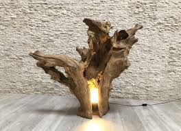 Lampe De Racine En Teck Teck Lampe Racines