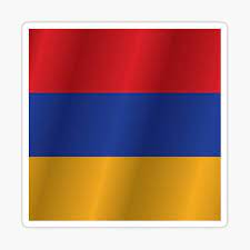 Stock flagge 30 x 45 armenien 3 41. Sticker Flagge Von Armenien Redbubble