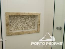 Guarnicao Do Nicho Do Box Em Marmore Travertino Bege Bahia Projeto Do Banheiro Pequeno Decoracao Nicho Banheiro