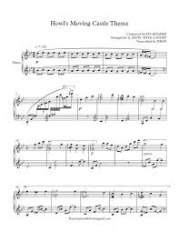 Joe Hisaishi Merry Go Round Of Life Piano Sheet Music 