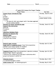 For example, there are usually forms that request detailed experiment safety information. Research Paper Timeline Yerat