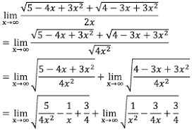 Untuk limit tak hingga fungsi trigonometri akan kita bahas pada artikel lain secara khusus dan lebih. Contoh Soal Limit Akar