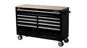 diy husky tool bench transformed into a