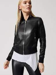Min Bomber Jacket In Black By Lth Jkt From Carbon38 Jackets Bomber Jacket Retro Outfits