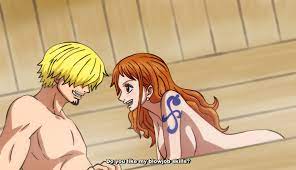 nami (one piece), sanji (one piece), one piece, absurdres, highres, 1boy,  1girl, breasts, cleavage, large breasts, long hair, orange hair - Image  View - | Gelbooru - Free Anime and Hentai Gallery