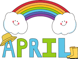 Month Of April Rainbow Clip Art Month Of April Rainbow Image April Images April Clipart Clip Art