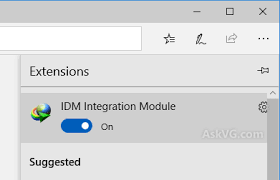 Vous avez bien installé internet download manager (idm) mais il n'est pas intégré correctement dans votre navigateur web ? How To Install Idm Integration Module Extension In Microsoft Edge Askvg