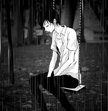 Anime boy and rain gifs get the best gif on giphy. Anime 699221 Sad Look Rain And Black Hair On Favim Com