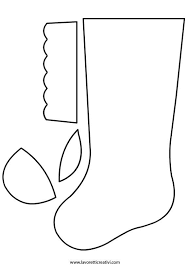 Sagoma Calza Befana 1 Calze Della Befana Calza Di Natale Decorazioni Natale Fai Da Te Feltro