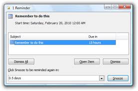 Create A Reminder In Outlook 2007