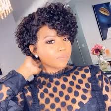 If you have to loosen any straps to get the wig off, your wig is too tight. Amanda Short Curly Hair Pixie Cut 13 4 Lace Front Glueless Wigs Preplucked Natural Black Color Amandahairs Reviews On Judge Me