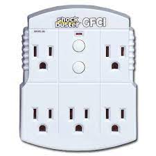 Gfci (ground fault circuit interrupter) outlet resembles the standard wall outlet although its smart functionality and two buttons on the face account for a sizeable difference signifies leakage forcing the gfci outlet to cut the power supply by turning off. Gfci Plug In Adaptor Conney Safety