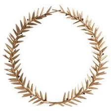 Aesop Gold Leaf Round Metal Wreath Wall Sculpture Wreath Wall Art Wreath Wall Decor Metal Wreath