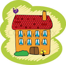 Subway lines u2, u4, and u1, regional rail lines s1, s2, s4 sustainable? Cartoon Doodle Haus Auf Weissem Stock Vektor Colourbox