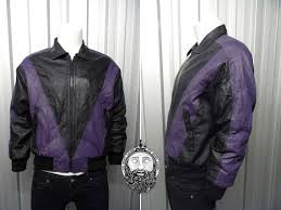 Black And Purple Motorcycle Jacket Vintage 80s Black And Purple Leather Jacket Bomber Jacket Purple Leather Jacket Hipster Jackets Leather Bomber Jacket