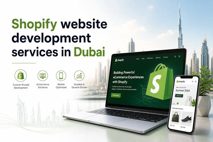 Shopify website development services in Dubai