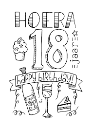 6 50 jaar getrouwd kleurplaat 27548 kayra examples. Download Kleurplaten Verjaardag 18 Jaar Images Lou My Id