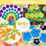 Students' Sponge Seal Brush Diy Creative Painting - Australia