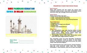 Buku Panduan Siswa Di Bulan Ramadhan Buku Bulan Ramadhan Bulan