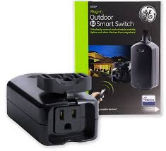 Ge Z Wave Wireless Plug In Outdoor Smart Lighting Control Switch 12720 Walmart Com Walmart Com